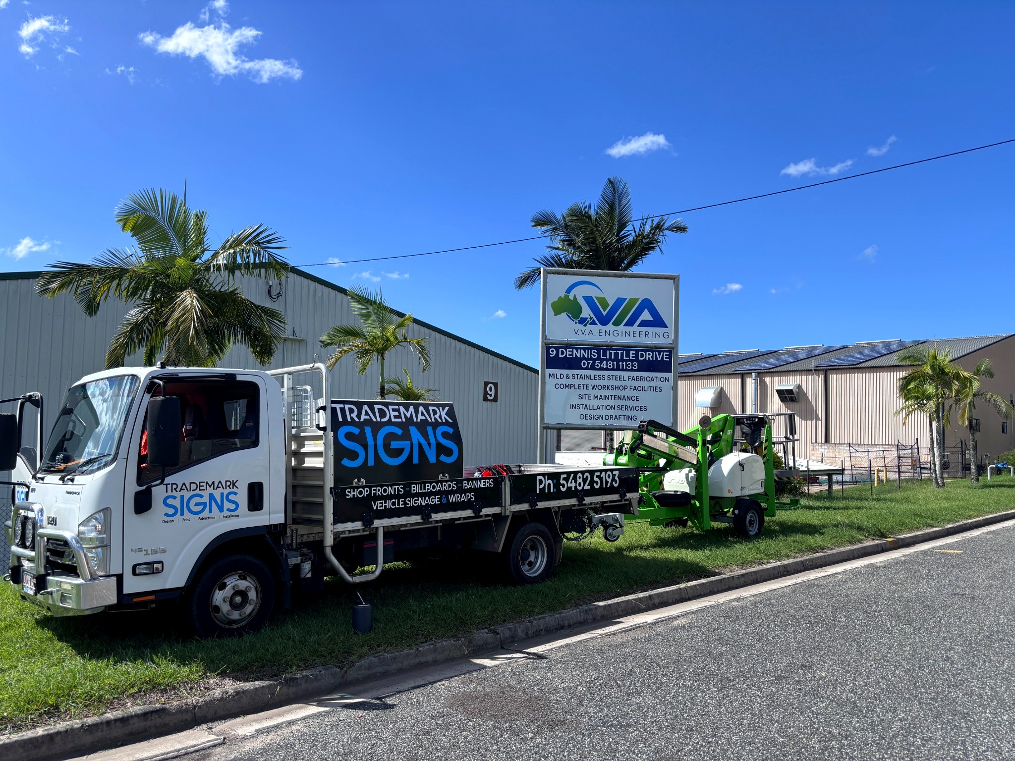 Roadside and truck signage